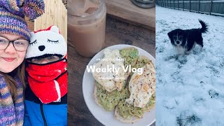 Weekly Vlog: productive habits, snow days, healthy breakfast, new night routine + more!