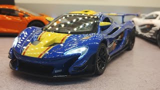 CARRINHO MINIATURA MCLAREN P1 GTR ESCALA 1/22 SOM/LED BUZINAR$ 219,00#mclaren #mclarenp1