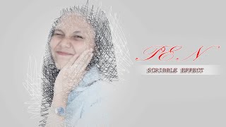 Pen scribble effect | ADOBE PHOTOSHOP TUTORIAL |