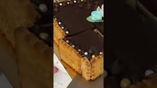 طورطة البسكويت بدون فرن سريعة التحضير 🍫🍰