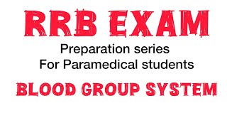 RRB EXAM QUESTIONS BLOOD GROUP #rrbexam2024 #railwayexam