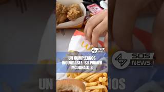 🍟Un cumpleaños inolvidable: su primer McDonald’s 🍔 #noticias #viralvideo #mcdonalds #sueños