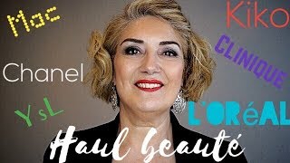 Beauté 50 ans et + : HAUL PRODUITS BEAUTE 🌹 Huda Beauty, YSL, Chanel, Mac et bien d'autres