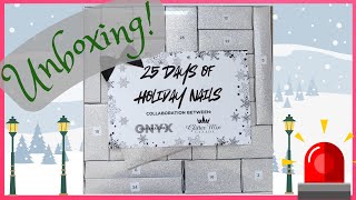 🚨Unboxing the ENTIRE Glitter Mix Canada x Onyx Nail Pro Advent Calendar ⚠️