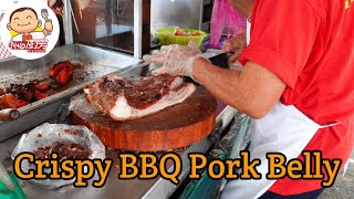 Amazing Crispy Roast Pork Belly | Juicy Tender Crunchy | Malaysia Street Food | Char Siu 强记兄弟碳烧肉