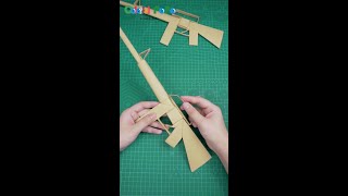 How To Make DIY Paper Gun AK47