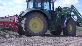 Uprawa i Siew kukurydzy 2015 & Kulisy |JohnDeere|Kubota|Fendt|