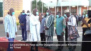 Départ du président du Faso pour N'Djaména