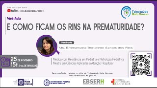 25/11/2021 - Web Aula:  E como ficam os rins na prematuridade?