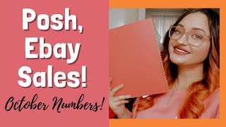 OCTOBER NUMBERS! | What Sold on Poshmark and Ebay | Part Time Reseller