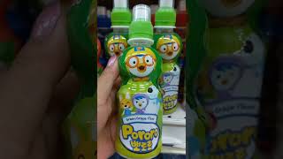 Minum Lucu,Paldo Pororo~Rasa Green Grape Flavor #shortvideo