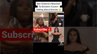 See chioma’s Reaction to davido’s cousin talking about davido. Watch and subscribe pls🙏