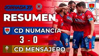 Resumen C.D.Numancia | 3-0 | C.D. Mensajero