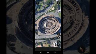 Colosseum Rome 😱 #googlemap #secretplace