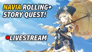 Rolling For Navia, Then Playing Her Story Quest! | Genshin Impact