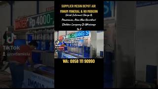 Supplier Depot Air Minum Isi Ulang Modern #usaha #depotairminum #usaharumahan #bisnis #viralvideo