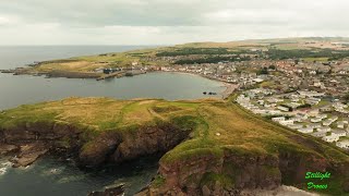 Eyemouth from the sky.