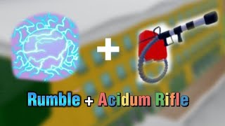 Rumble + Acidum Rifle ( Blox Fruit Bounty Hunting )