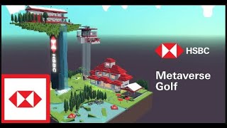 NFT игра Sandbox, прохождение карты HSBC Metaverse Golf