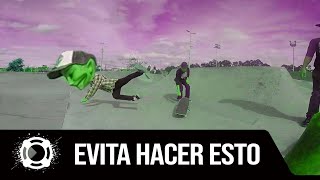 Este es el error más frecuente saltando en skateboard!!!