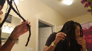 Taking down my Marley Twists after 2 months!!...30 Minutes TOPS! EASY REMOVAL!