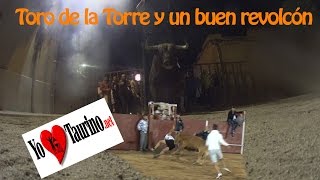 Revolcón en el toro de la Torre Matapozuelos