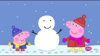 1x26 Peppa Pig en Español - NIEVE - Episodio Completo Castellano