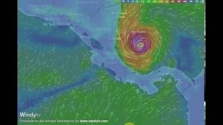 Movimiento del Huracán Otto - 2016-11-23 a las 20.48 hrs