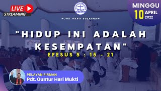 Ibadah Live Streaming | Minggu 10 April 2022 | Prapaskah 6 | POUK GKPO Sulaiman |