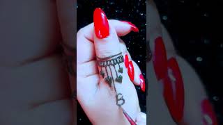 Lovely B,tattoo finger mehndi design #shorts #short #shortvideo #youtubeshorts #youtube #shortsvideo