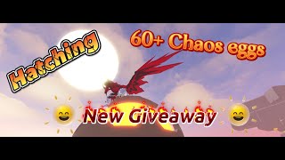 🤪Hatching 60+ Solar CHAOS Eggs😵!!🐉NEW GIVEAWAY-END🐉!! {Dragon Adventures}