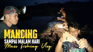 Mancing sampai Malam🌛 dapet macem-macem ikan wader, belut, ikan lele sampai kepiting ‼️