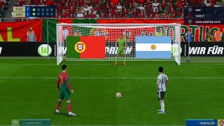 FIFA 23 | PORTUGAL VS ARGENTINA | RONALDO VS MESSI | PENALTYSHOOTOUT 2024 | GAMEPLAY PC