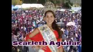 Carnaval de San Miguel, saludo Scarleth Aguilar Reina del 54 Carnaval Migueleño