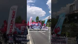 100.000 Menschen beim 1. Mai in Istanbul