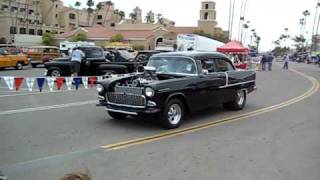 Badass blown 55 chevy at Del Mar 2010