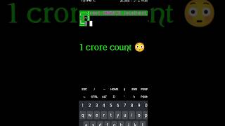 1 crore count #processorspeed#mobilespeed #trendingshorts