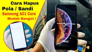 Hard Reset Samsung A01 Core Lupa Pola / Sandi / Password