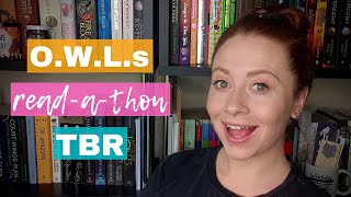 My first readathon for the year! l O.W.L.s TBR