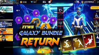 Ffws Ring Event Free Fire | Galaxy Legendary Bundle Returns | Free Fire New Event Today | Ff7 Gaming