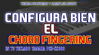 Como configurar el CHORD FINGERING En Yamaha Psr-sx600 | Tienda de ritmos y samples Avofc