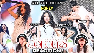 솔라 (Solar) 2nd Solo Concert COLOURS Honey Honey Honey Bee HONEY.. ARMYMOO Reacts For The First Time!