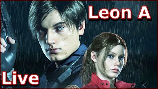 Resident Evil 2 Remake Leon A First playthrough part 1 roundhouse god without a roundhouse