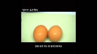 삶은계란 껍질 쉽게 까는 방법🥚