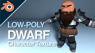 Low Poly Dwarf Character Texturing | Blender 2019 for Beginners | TheNiceOne 3D