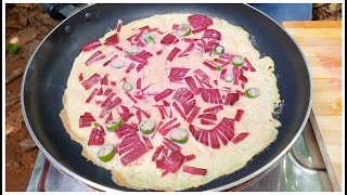 Beetroot Omelette