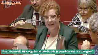 Emma Pavanelli M5S:  Emma Pavanelli M5S: Oggi ho portato in aula la questione del “Tartufo gate”.