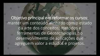 Nova proposta dos cursos em geotecnologias do Sistema LABGIS UERJ - 2019 01 17