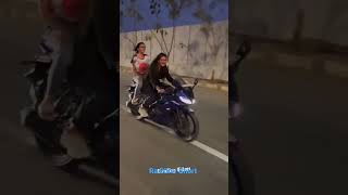 Deshi Lady Biker🔥Girl Bike Ride ll Bike Lovers 😍 #shorts