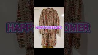 HAPPY CUSTOMER/CUSTAMIZED KURTA/EMBROIDERED GEORGETTE KURTA #myngels#shortvideo